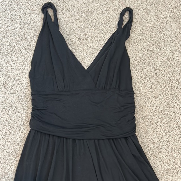 Banana Republic Black Twist Strap Dress, Small. - Picture 2 of 10